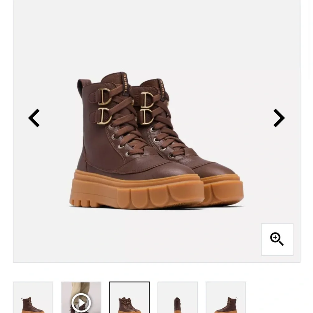 Sorel Women’s Caribou X Lace Boot in Tobacco like new! - Picture 3 of 6